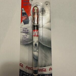 Coca Cola Red and White Roller Ball Pen